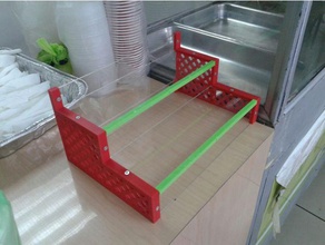pickled shelf kitchen & dining acrilyc 3d print model - Mito3D
