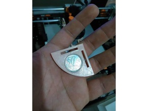 teste calibragem moeda 3d printing tests accuracy calibration circles coin test 3d print model - Mito3D