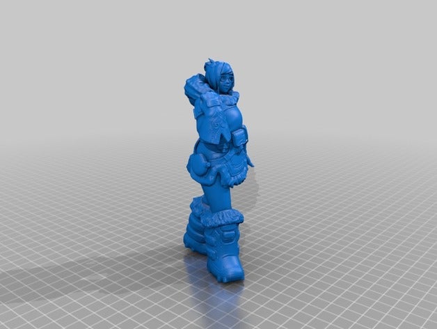 overwatch ayağı olmadan mei video oyunları model 3D print model - Mito3D