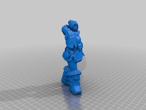 overwatch mei without pillar video games model 3d print model - Mito3D