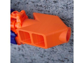 nerf barret muzzle brake barrel attachment sport & outdoors kelly industries 3d print model - Mito3D