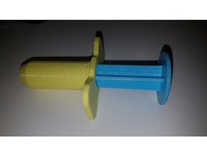 jeringa de molde plastilina juguetes arcilla la juegos y extrusora herramientas playdoh extrusor 3d print model - Mito3D
