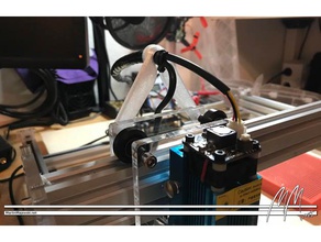 eleksmaker a3 pro - cabo de suporte laser transporte partes o é fácil impressão elekslaser eleks criador zip tie 3d print model - Mito3D