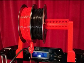 anet a8 giant spool holder 3d printer accessories filament 3d print model - Mito3D