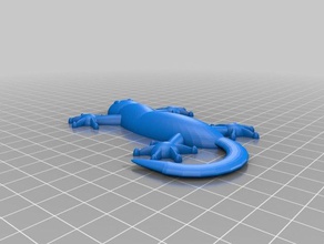 gecko 3d baskı 3d print model - Mito3D