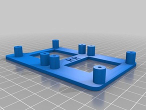 anet a8 mosfet plate 42x52 3d printing holder 3d print model - Mito3D
