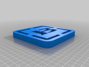 byerly logotipo sinais e logotipos Logo em 3d wakeboard 3d print model - Mito3D