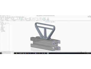 profile 2020 filament guide cetus 3d printer accessories aluminium cable cetus3d spool 3d print model - Mito3D
