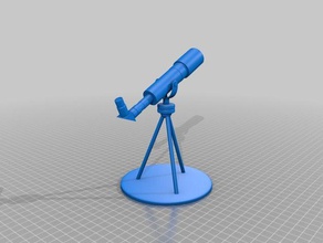 telescópio física e astronomia 3d print model - Mito3D