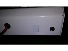 mp-wählen Sie mini-Abdeckung entfernt power-Schalter 3d-Drucker Teile cover mod monoprice wählen mini Stromversorgung decken - Schalter 3d print model - Mito3D