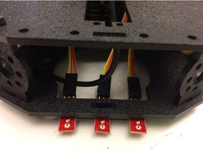 l'ombre du châssis avant de sumo bouclier sparkfun micro bot kit la robotique 3d print model - Mito3D