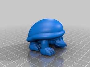 buzzy beetle mario bros jogos 3d print model - Mito3D