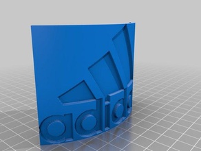 adidas plaque L'impression 3d 3d print model - Mito3D