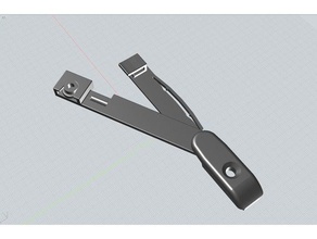 socchiuso per porte infissi accessori attacco casa gancio infisso porta 3d print model - Mito3D
