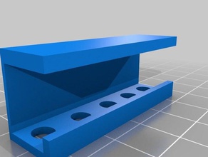 cable holder under desk small medium large camera cabel clip management table 3d print model - Mito3D