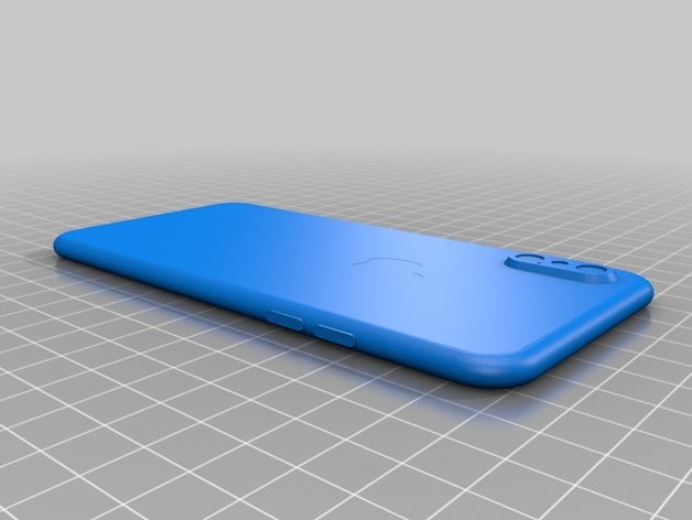 iphone x dummy A impressão 3d 10 3D print model - Mito3D