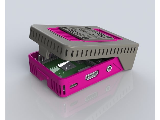 epic snappi klappbar pi case-raspberry Fall 2 3 4 - Elektronik epicpi aufklappbare Himbeere raspberry pi-2 pi-3 pi-Fall Gehäuse 3D print model - Mito3D