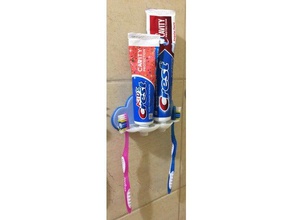 pasta de dentes titular pincéis porta-ferramentas & caixas dente 3d print model - Mito3D