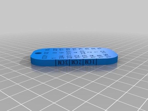 conversion chart tag 3d printing 3d print model - Mito3D