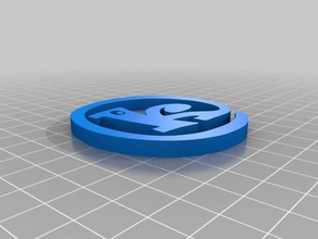 snabel k işaretler ve logolar 3d print model - Mito3D