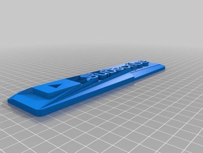 modern subscribe button 3d printing sub 3d print model - Mito3D