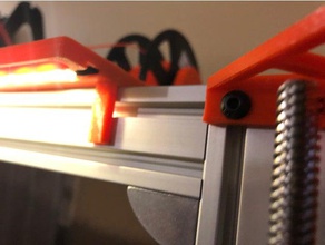 em8 barra de luz filamento guia Impressora 3d peças 3d print model - Mito3D
