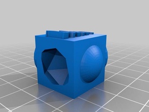 bolero cubo de prueba La impresión en 3d las pruebas 3d print model - Mito3D