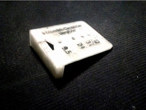 eccentrico connettore dima utensili a mano gabinetto trapano di foratura modello strumento 3d print model - Mito3D