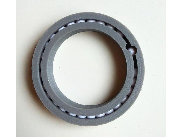 bearing balls 50mm pvc pipe parts ball 3D print model - Mito3D