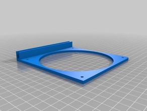 fan hanger single 120mm 3d printing 3d print model - Mito3D