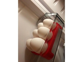 egg holder refrigerator kitchen & dining 3d print model - Mito3D