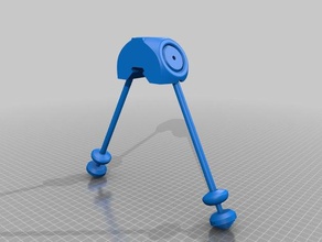 tacticool bi-pod üst monte oyuncak & oyun aksesuarları 3d print model - Mito3D