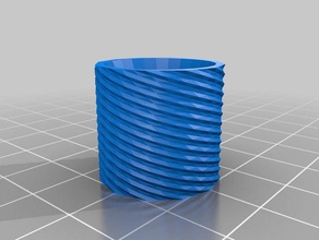 twisty vaso La stampa 3d 3d print model - Mito3D