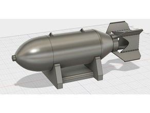 ww2 m64 500 libras de bombas vehículos 500lbs la bomba réplica 2 ª guerra mundial 3d print model - Mito3D