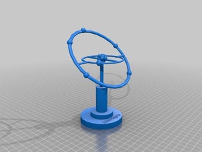 Stickstoff-atom display Physik & Astronomie 3d print model - Mito3D