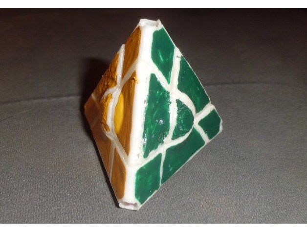 jings pyraminx 1 puzzles 3d puzzle rubiks cube 3D print model - Mito3D