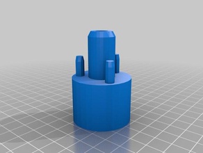 machine vise speed handle adapter tools openscad 3d print model - Mito3D