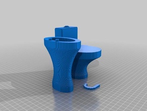 3d slash barbie bathroom 3d print model - Mito3D