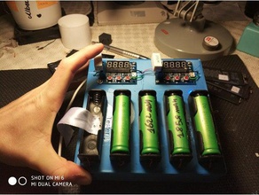 batería 18650 cargador de probador la electrónica Batería titular tp4056 3d print model - Mito3D