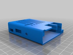 raspberry pi case-Halterung - nogpio Elektronik Halterung gpio pi-Fall 3d print model - Mito3D