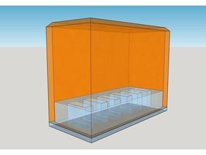 usb storage 6x stick computer desk organizer organize stand tray holder 3d print model - Mito3D