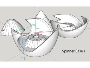 3x de hélice spinner r c veículos 3blade 3d print model - Mito3D