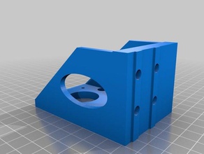 am6 z-motor-holder - upper z-rod-holder 3d printer parts 3d print model - Mito3D