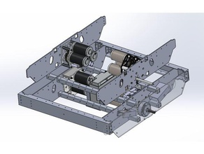 frc robot chassis robotics 3d print model - Mito3D