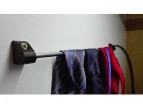 tie belt holder accessories wardrobe 3d print model - Mito3D