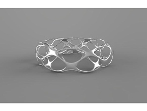 voronoi semplice anello strumenti di disegno frullatore blender3d blender 3d moda fingher vita tranquilla retrazione retractiontest test 3d print model - Mito3D