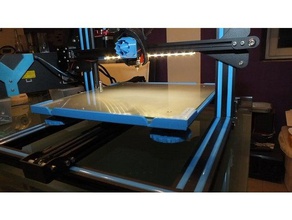 cr-10 glass blocker frame 3d printer accessories cr 10 cr10 creality 3d print model - Mito3D