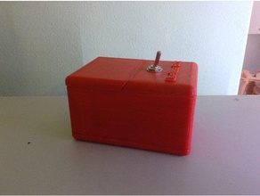 toy electronics box useless machine 3d print model - Mito3D