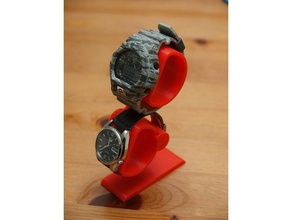 double watch stand organization displays g-shock 3d print model - Mito3D
