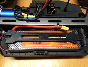 hobbyking rattler long battery holder lid langer akku halter deckel r c vehicles rc car 3d print model - Mito3D